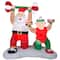 6.5ft. Airblown® Inflatable Santa & Mrs. Claus Workout Scene